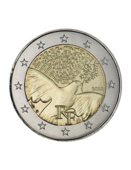 Paz Francia 2015 2 euro