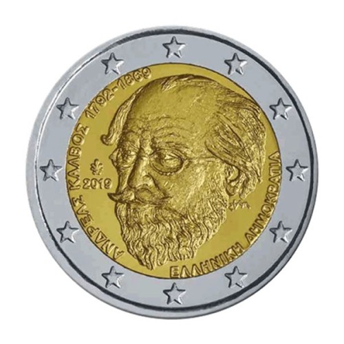 Kalvos Grecia 2019 2 euro