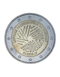 Presidencia Letonia 2015 2 euro