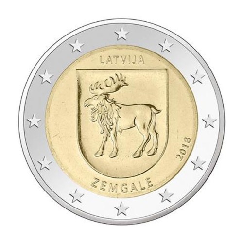 Zemgale Letonia 2018 2 euro