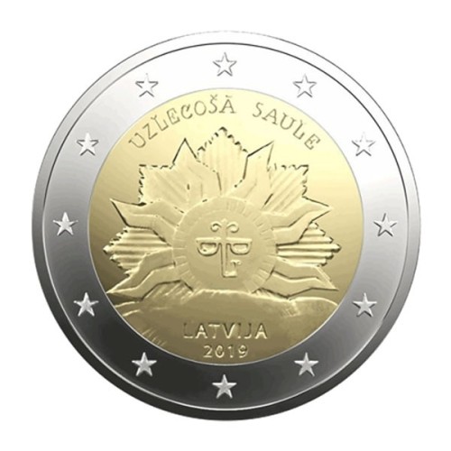 Escudo Letonia 2019 2 euro