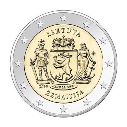 Zemaitija Lituania 2019 2 euro