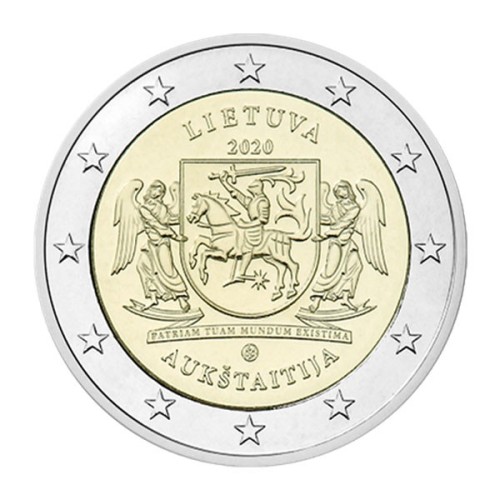 Aukstaitija Lituania 2020 2 euro