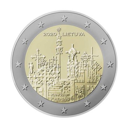 Colina de las cruces Lituania 2020 2 euro