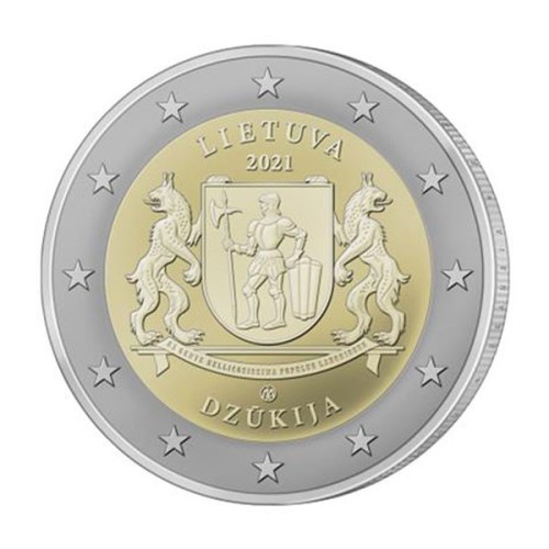 Dzükija Lituania 2021 2 euro