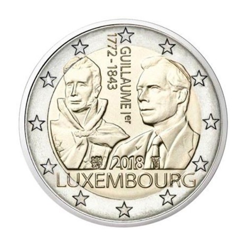 Gran Duque Luxemburgo 2018 2 euro