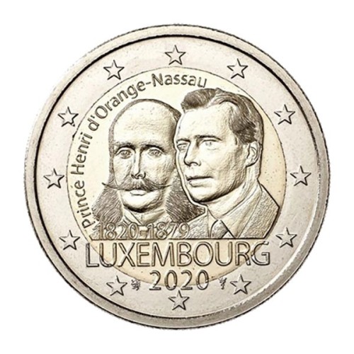 Príncipe Henry Luxemburgo 2020 2 euro
