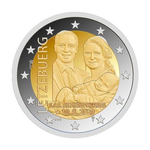 Príncipe Charles Luxemburgo 2020 2 euro
