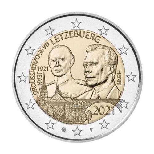 Gran Duque Luxemburgo 2021 2 euro