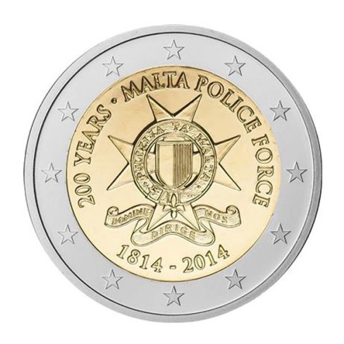 Fuerza policial Malta 2014 2 euro