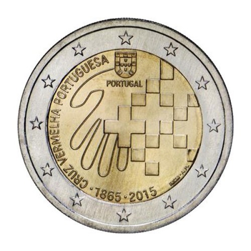 Cruz Roja Portugal 2015 2 euro