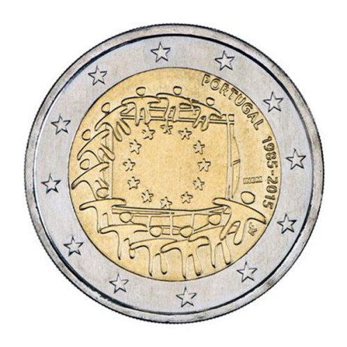 Bandera Portugal 2015 2 euro