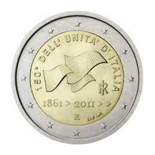 Unificación Italia 2011 2 euro