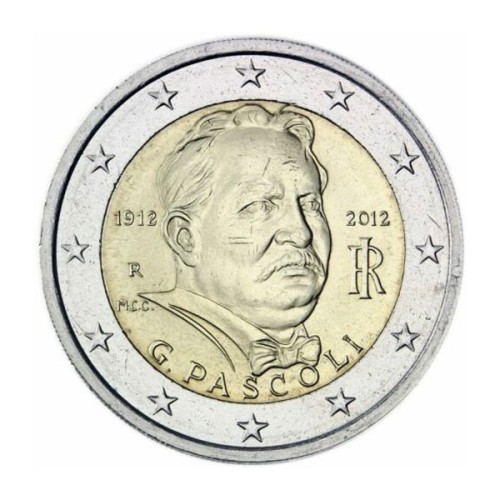 Giovanni Pascoli Italia 2012 2 euro