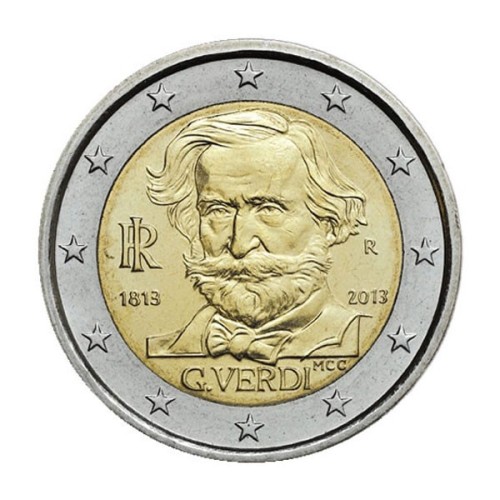 Giuseppe Verdi Italia 2013 2 euro