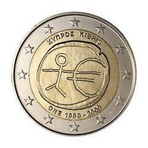 10 años del Euro Chipre 2009 2 euro