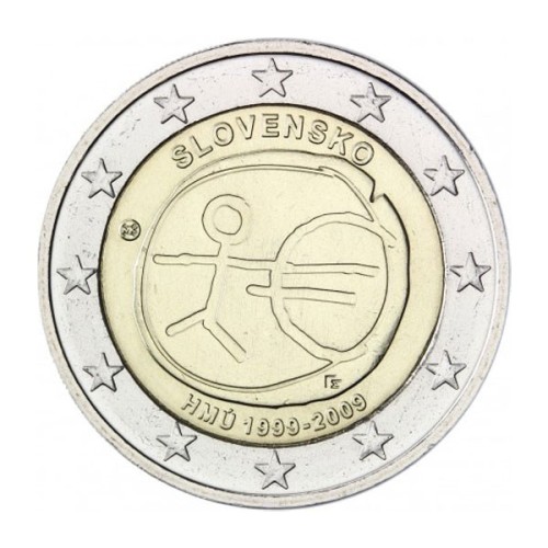 10 años del Euro Eslovaquia 2009 2 euro