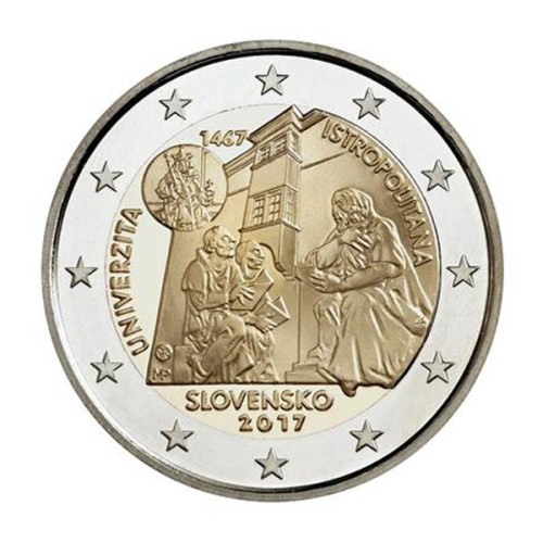 Universidad Istropolitana Eslovaquia 2017 2 euro