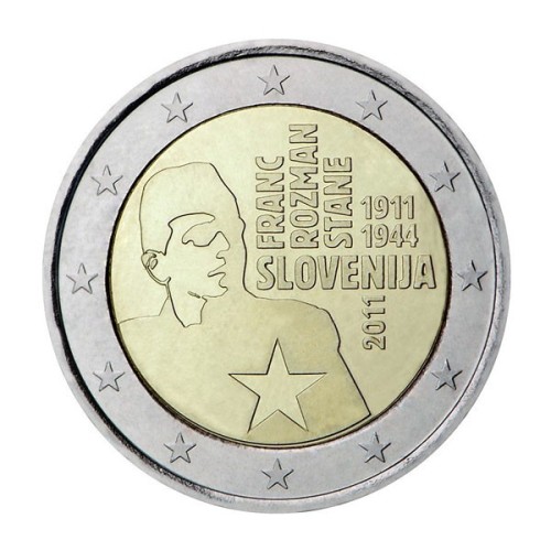 Franc Rozman Eslovenia 2011 2 euro