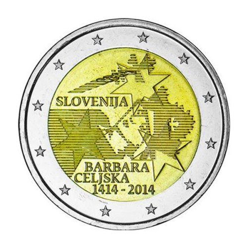 Barbara Celjska Eslovenia 2014 2 euro