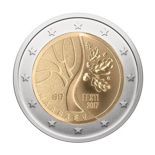 Independencia Estonia 2017 2 euro