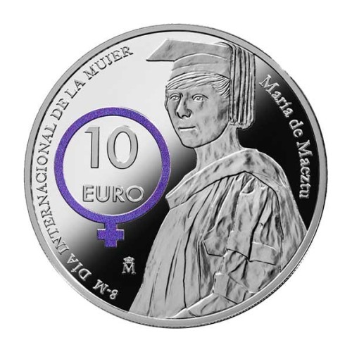 Moneda de Plata María de Maeztu 2023 10 Euro España