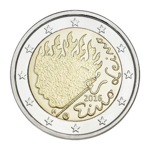 Eino Leino Finlandia 2016 2 euro
