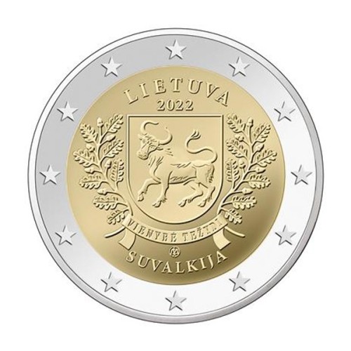 Región de Suvalkija Lituania 2022 2 euro