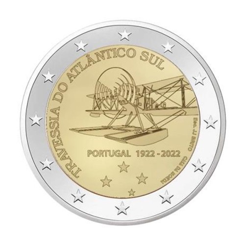 Cruzando el Atlántico Sur Portugal 2022 2 euro
