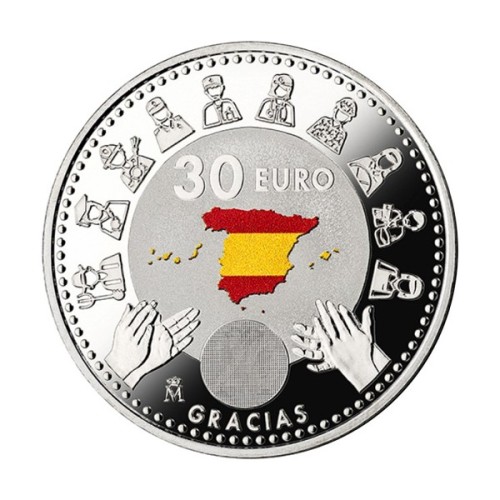 Gracias España 2020 30 Euro Plata