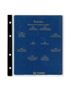 Hoja monedas 12 Euro 2001/2010 Filabo 2