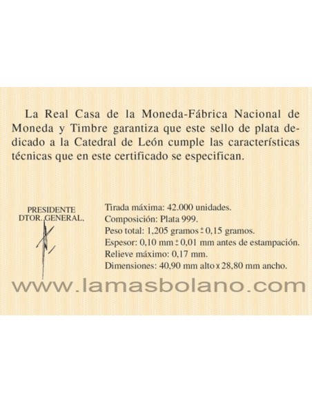 SELLOS ESPAÑA 2012 - CATEDRALES. CATEDRAL DE LEÓN - PRUEBA DE ARTISTA 1 HOJA BLOUQE SIN DENTAR