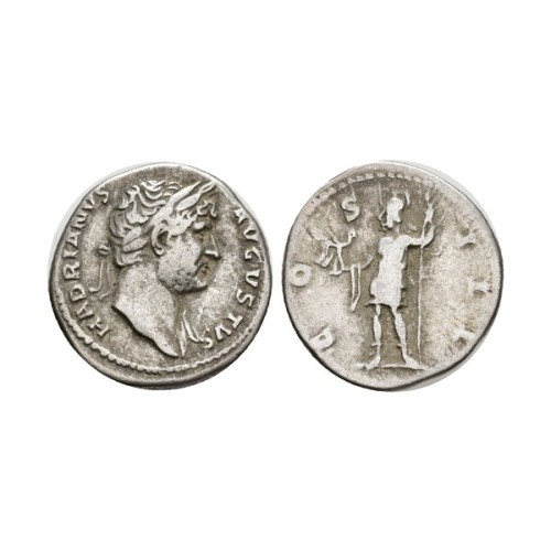 Publius Aelius Hadrianus Imperio Romano Moneda plata