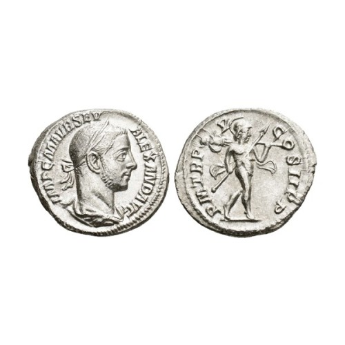 Severus Alexander Imperio Romano Moneda plata