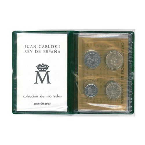 Carterita 8 monedas Juan Carlos I España 1993