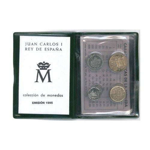 Carterita 8 monedas Juan Carlos I España 1995