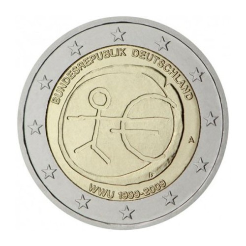 10 años circulación del Euro 2 Euro Portugal 2009