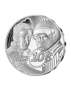 Moneda 10 Euro Plata Centenario 24h Le Mans  Francia 2023 Anverso 2