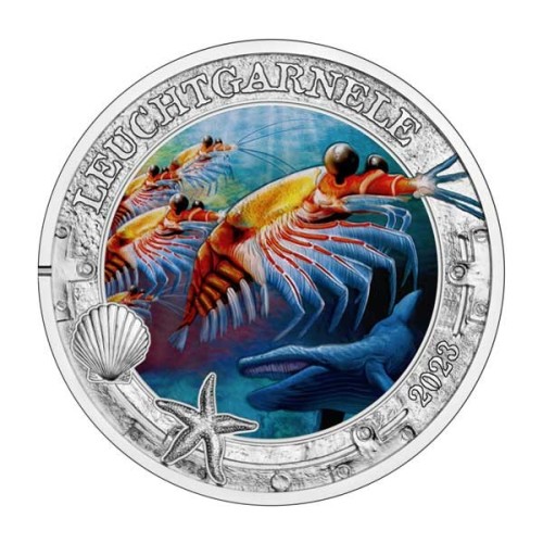 Moneda Krill Antártico 3 Euro Austria 2023 Cn