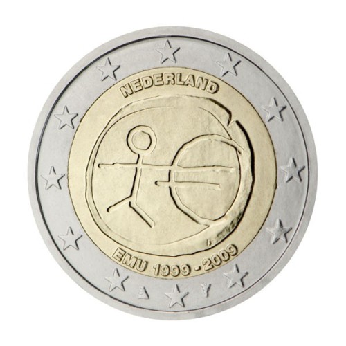 10º Aniversario del Euro 2 Euro  Holanda 2009
