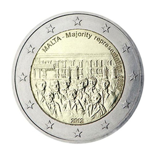 Representación 1887 Malta 2012 2 Euro