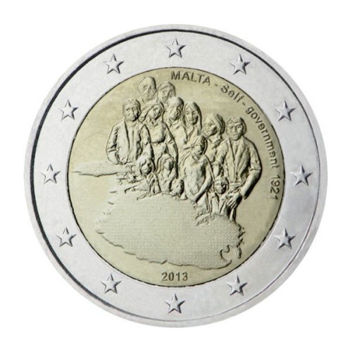 Autonomñia gubernamental Malta 2013 2 Euro