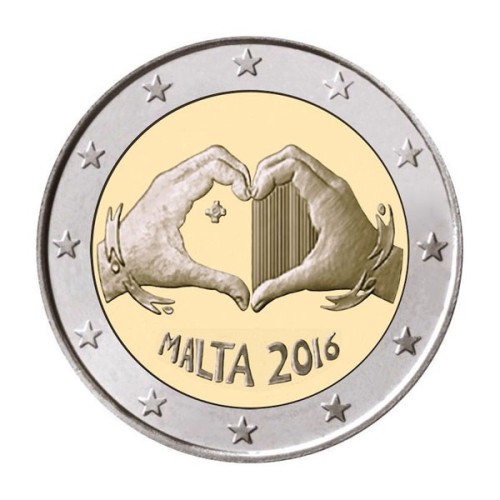 Solidaridad Malta 2016 2 Euro