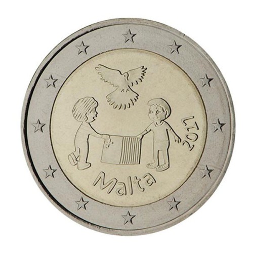 Niños Malta 2017 2 Euro