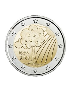 Naturaleza y medio ambiente Malta 2019 2 Euro