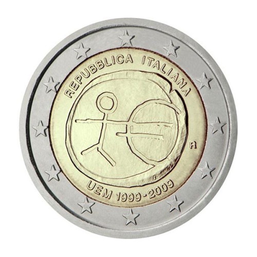 10º Aniversario Euro Alemania 2009 2 Euro