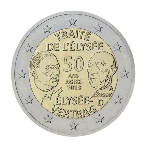 Tratado de Eliseo Alemania 2013 2 Euro