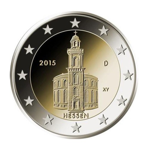 Iglesia San Pablo Alemania 2015 2 Euro