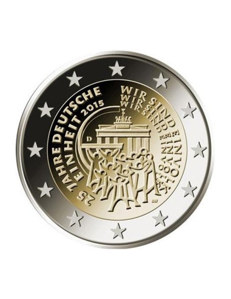 Reunificación Alemania 2015 2 Euro