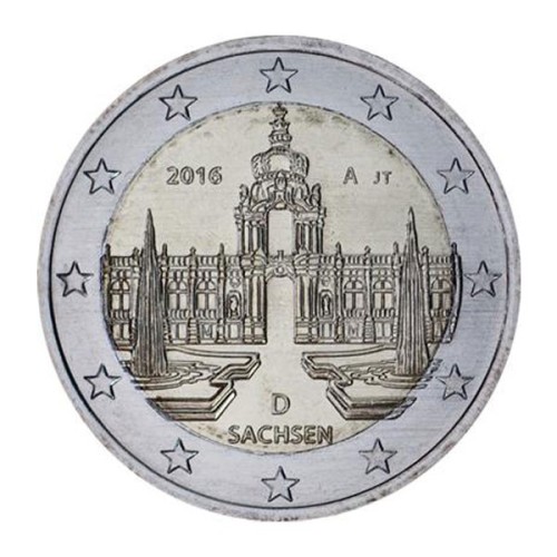 Sachsen Alemania 2016 2 Euro